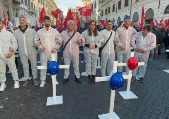 Roma, proteste dei sindacati. De Palma (FIOM): “Fermiamo le morti sul lavoro, è un’ecatombe” | VIDEO