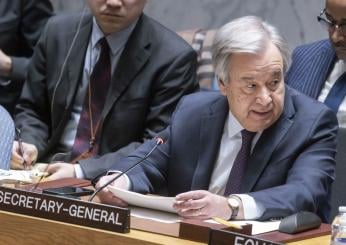 Guterres (Segretario ONU): “Bisogna spingere per un cessate il fuoco a Gaza”