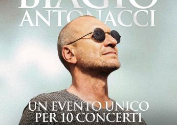 Biagio Antonacci, annunciati dieci concerti all’Anfiteatro del Vittoriale: date e biglietti