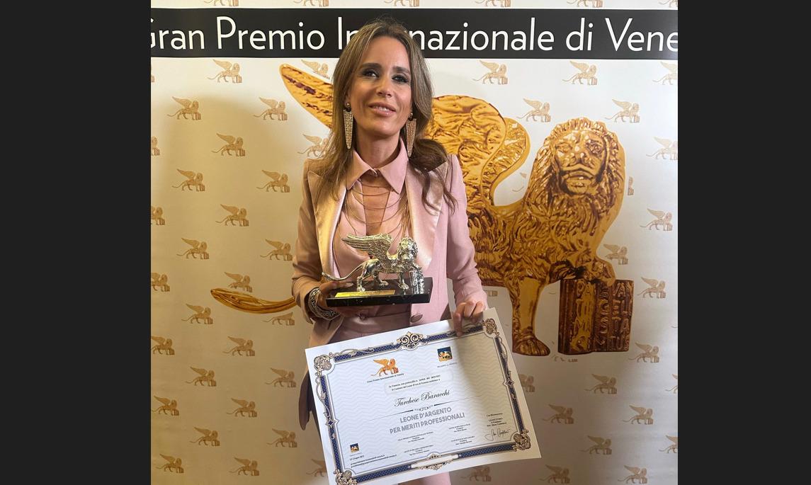 Gran Premio Internazionale di Venezia, a Turchese Baracchi di Radio Cusano Campus il Leone d’argento per meriti professionali | VIDEO e FOTO