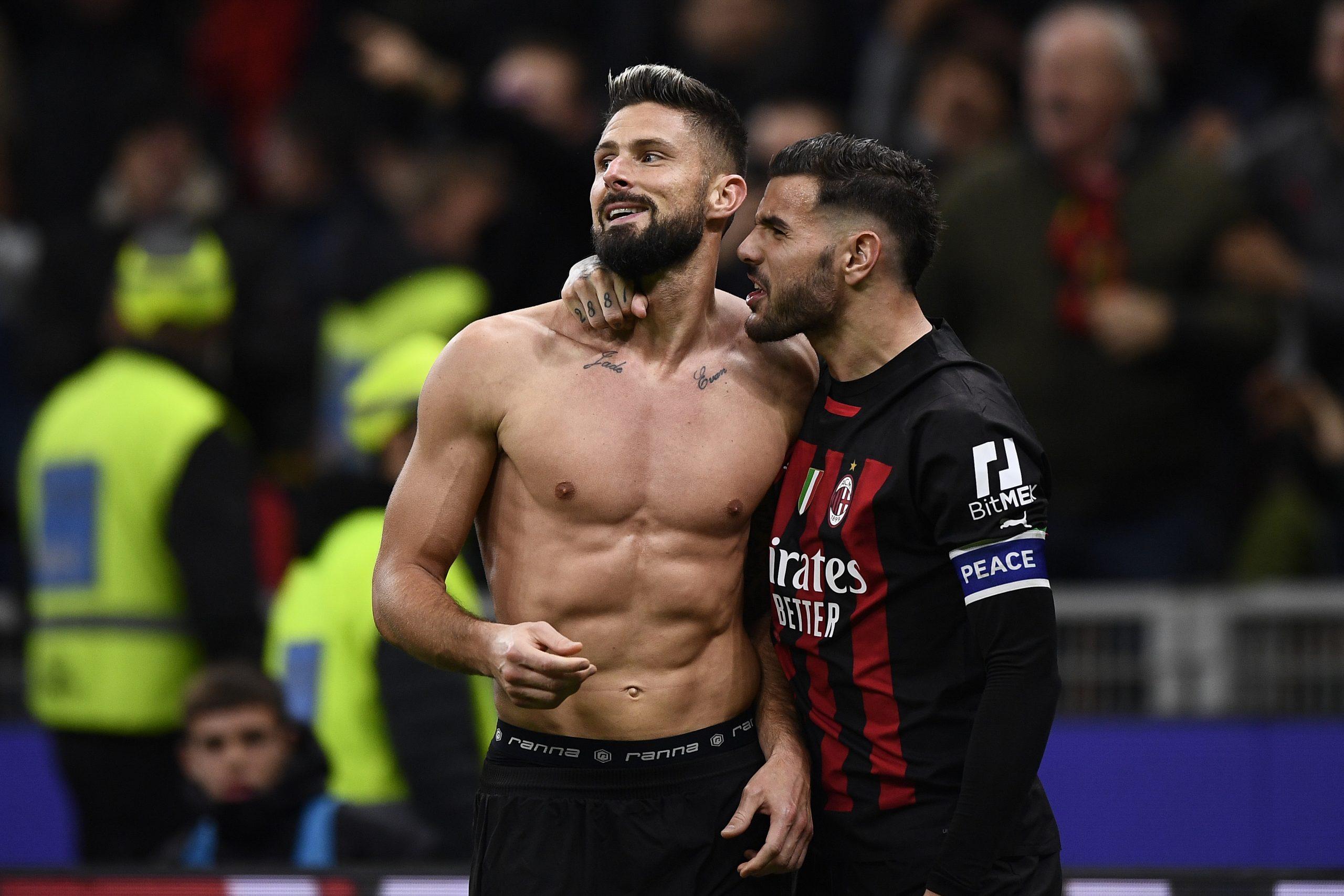 Milan-Spezia 2-1: la decide un super Olivier Giroud, i rossoneri restano a contatto col Napoli