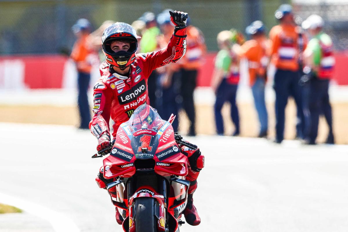 MotoGP, Pecco Bagnaia dopo la vittoria ad Assen: “Gara bella e tosta”