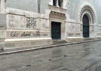 Trieste, scritte antisemite sul muro della sinagoga: “Gli ebrei son…