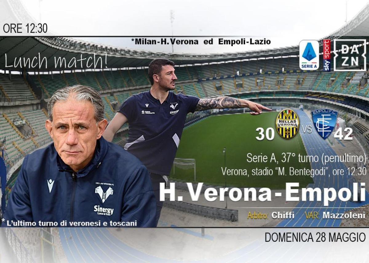 Verona-Empoli dove vederla In Tv? Orario e squadra arbitrale