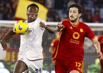 Roma-Fiorentina 1-1, Quarta risponde a Lukaku. Rosso al belga