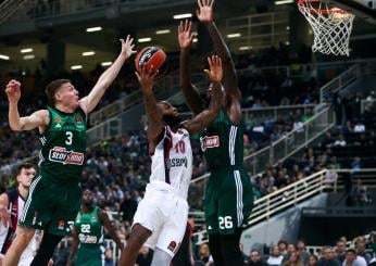 Basket, Eurolega: il programma dei match di oggi