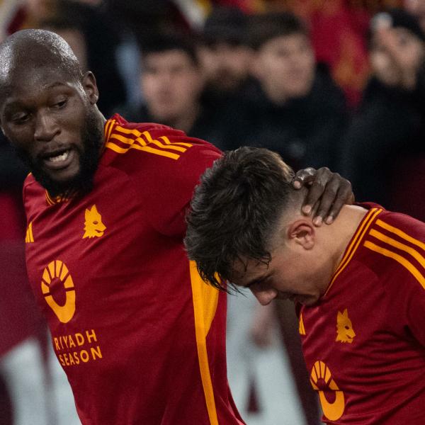 Roma, Dybala si ferma per un affaticamento muscolare: con Lukaku out è allarme in attacco