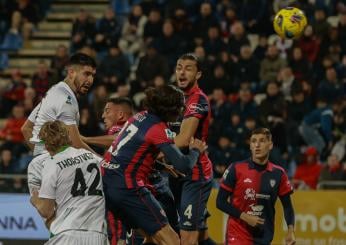 Cagliari-Sassuolo 2-1, la ribalta Pavoletti al 99′ in rovesciata. C…