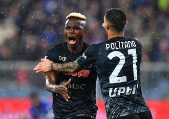 Sampdoria-Napoli 0-2, Osimhen ed Elmas lanciano gli azzurri