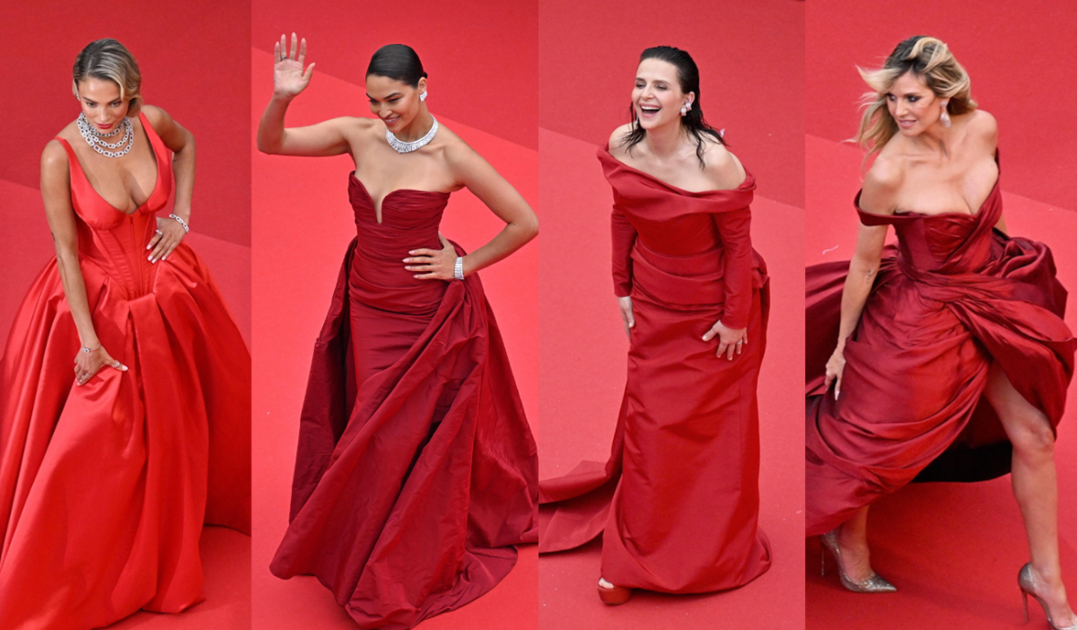 Sfumature di rosso: sul red carpet di Cannes la tendenza del momento