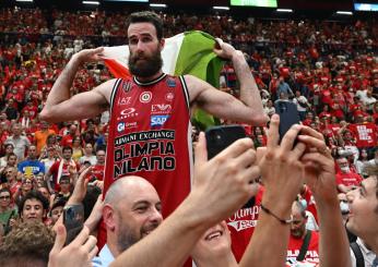 Basket, Olimpia Milano: ieri la Gigi Datome Night