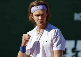 Masters 1000 Montecarlo, vince Andrey Rublev: 5-7, 6-2, 7-5 il punteggio