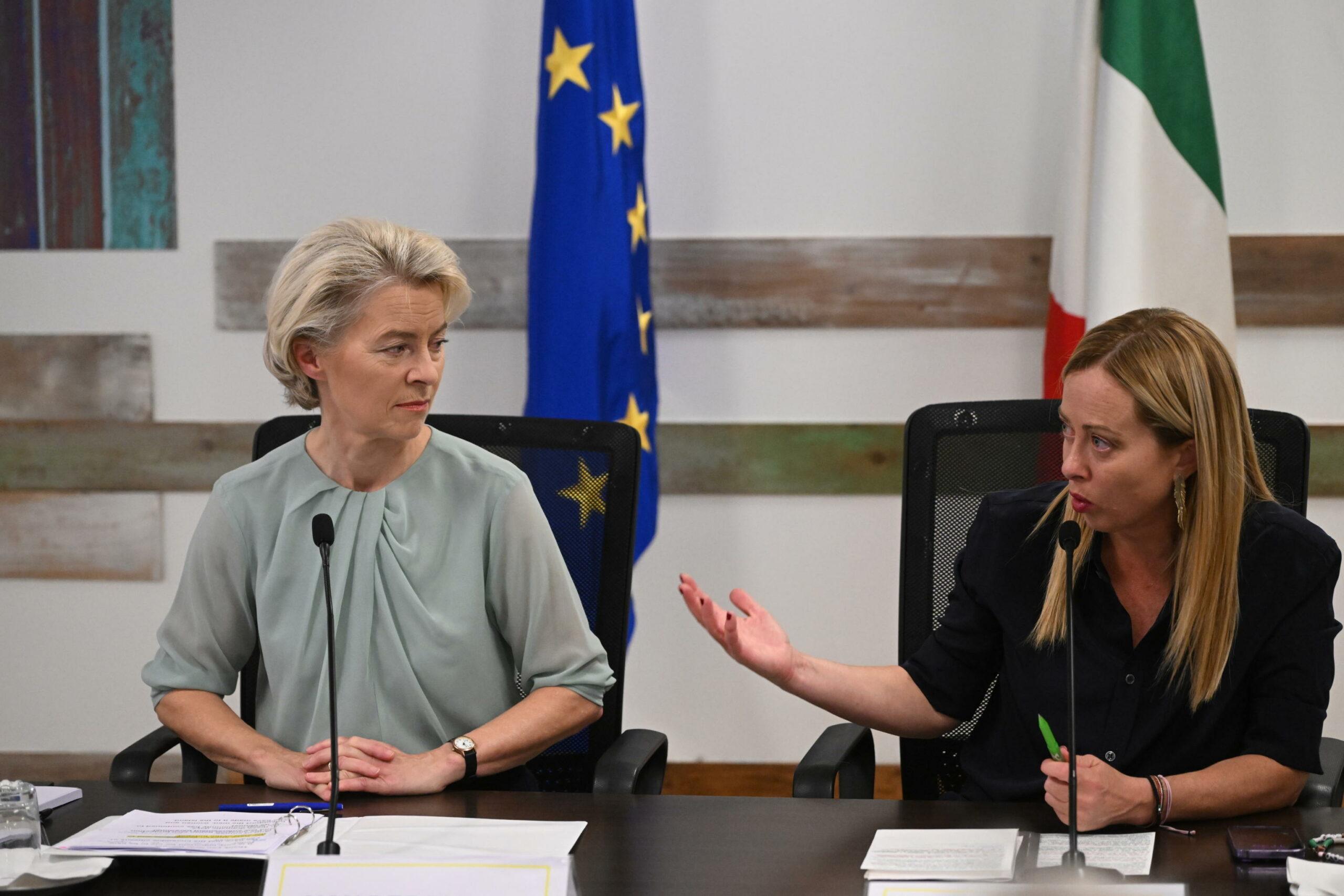 Meloni Von Der Leyen Consiglio Ue