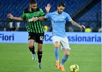 Sassuolo-Lazio 0-2, cronaca e tabellino: Felipe Anderson e Luis Alberto decidono il match