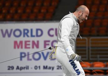 Fioretto, Alessio Foconi primo ai campionati del mondo di Plovdiv