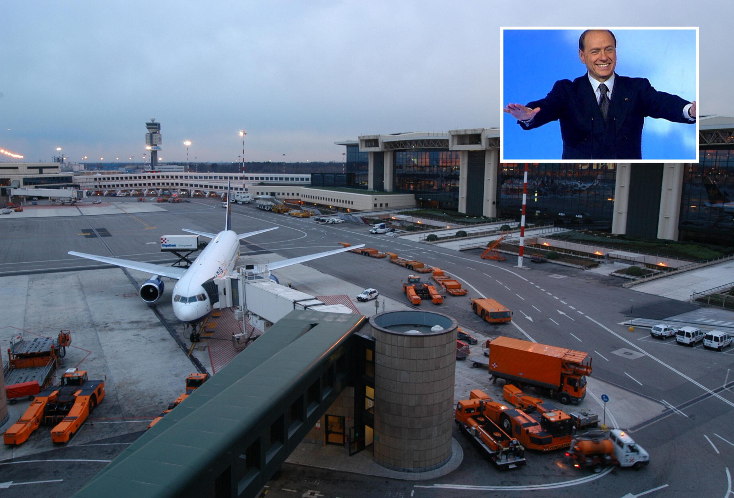 L’aeroporto di Malpensa sarà intitolato a Silvio Berlusconi: l’annuncio di Matteo Salvini