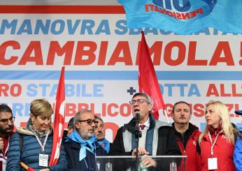 Sciopero Cgil, stoccata di Landini a Salvini: “Non ha mai lavorato”. La replica: “Lascia operai a piedi”