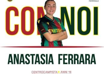 Il neo acquisto della Ternana women Anastasia Ferrara a Tag24: “Mi impegnerò al massimo per cercare di rafforzare la squadra”