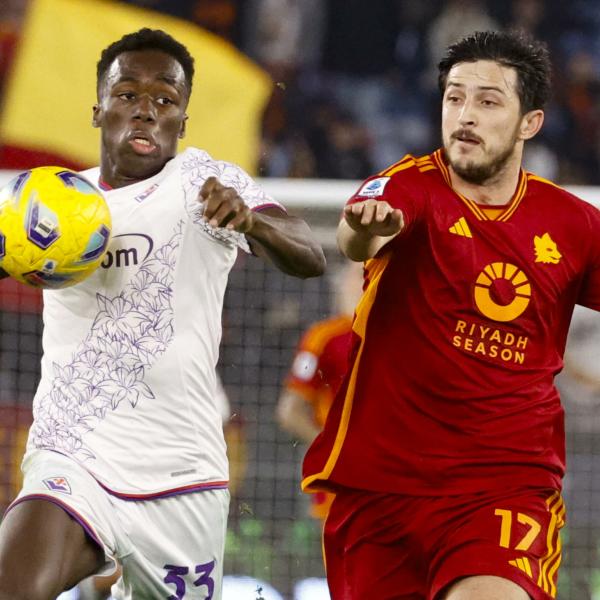 Roma-Fiorentina 1-1, Quarta risponde a Lukaku. Rosso al belga