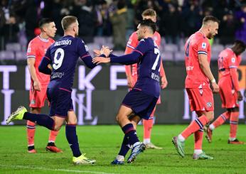 Fiorentina-Udinese 2-2, cronaca e tabellino: la Viola la riprende due volte