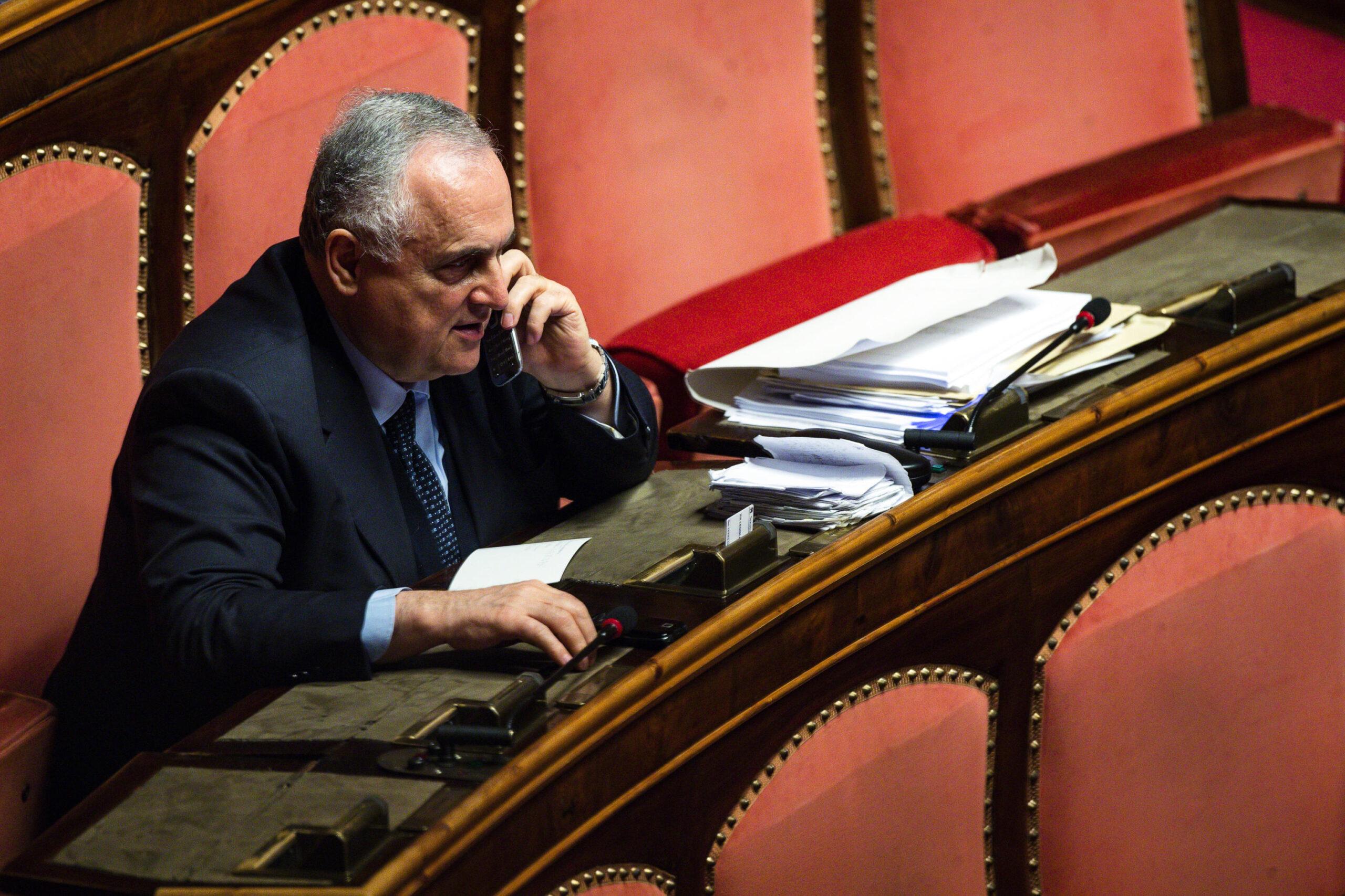 Futuro di Forza Italia, Lotito smentisce lo scontro con Tajani e parla del post Berlusconi | VIDEO