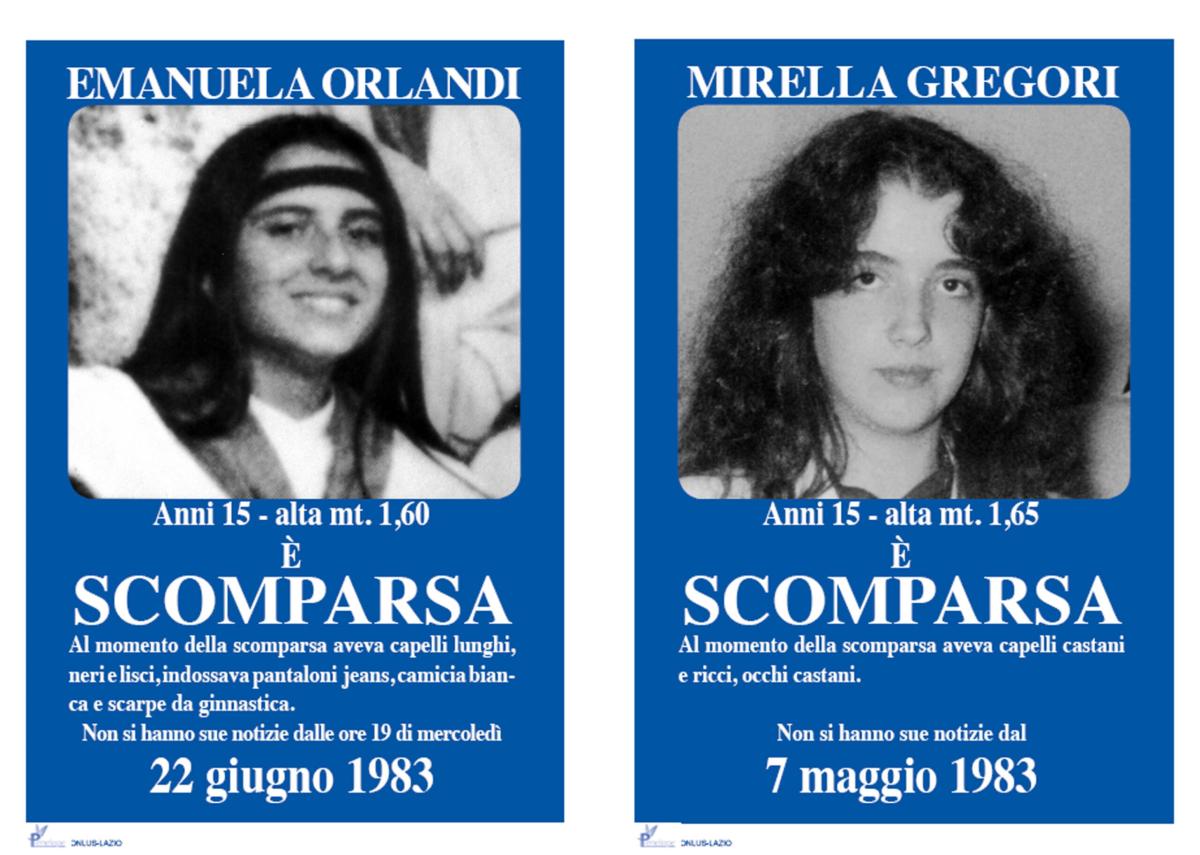 Casi Emanuela Orlandi e Mirella Gregori, a che punto è l’istituzion…