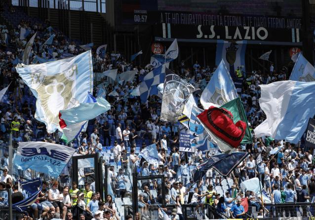 Lazio-Empoli festa Scudetto Garlaschelli