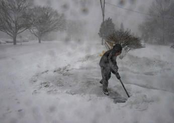 Stati Uniti: dichiarato stato di emergenza neve e temperature glaci…