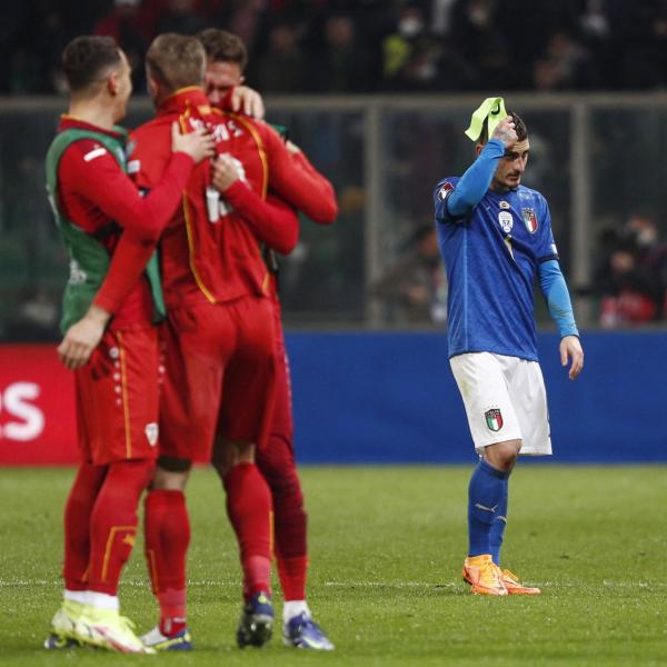 Italia-Macedonia del Nord 0-1, addio Mondiale per gli azzurri