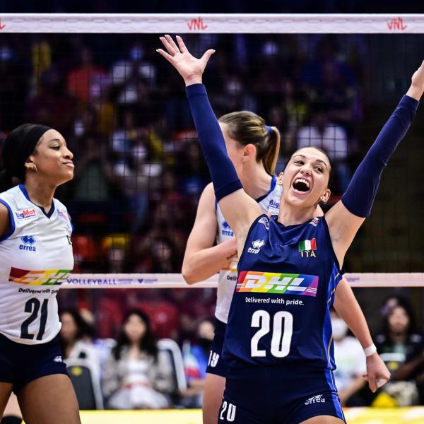 Nations League Volley, l’Italia femminile batte il Giappone e vola al quinto posto!