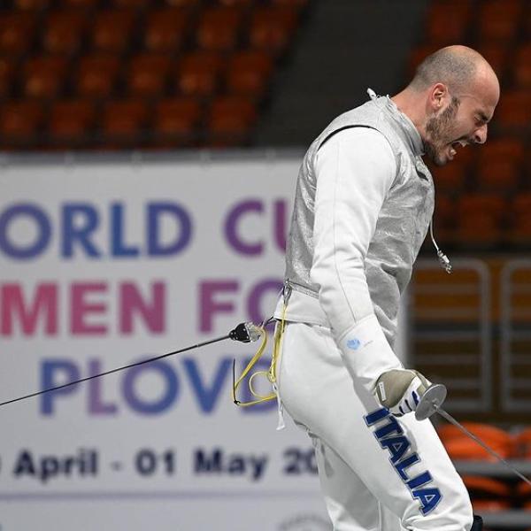 Fioretto, Alessio Foconi primo ai campionati del mondo di Plovdiv