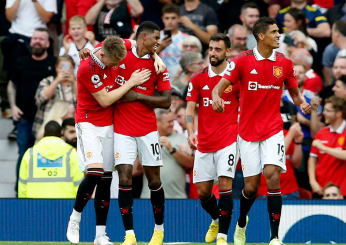 Manchester United-Arsenal 3-1: Antony e Rashford condannano i londinesi alla prima sconfitta