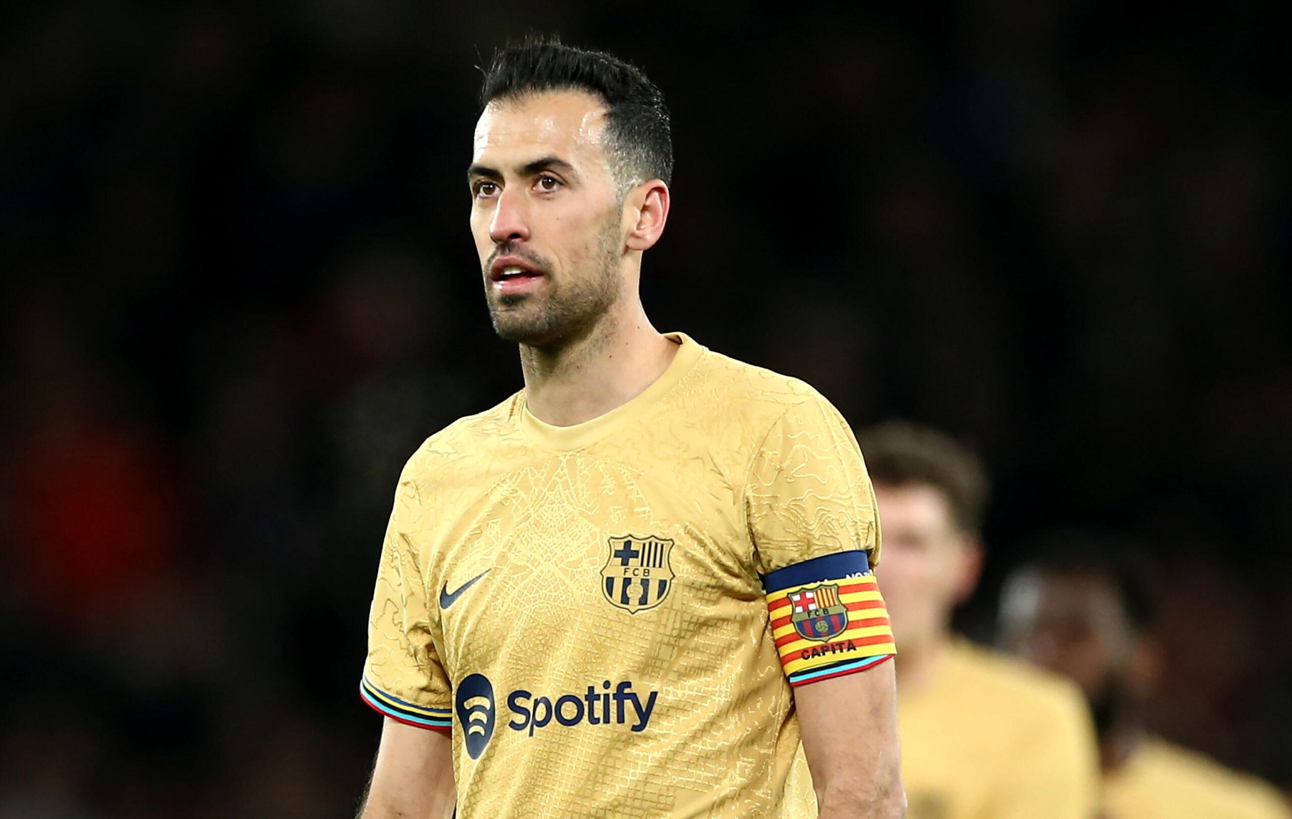 Sergio Busquets lascia il Barcellona a fine stagione | VIDEO