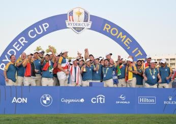 Roma, a fuoco alcuni gazebo nel villaggio della Ryder Cup: fiamme v…