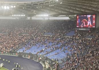 Sciopero della Curva Sud durante il match tra Roma e Salernitana, p…