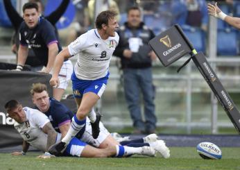 Rugby, Italia sconfitta anche dalla Scozia