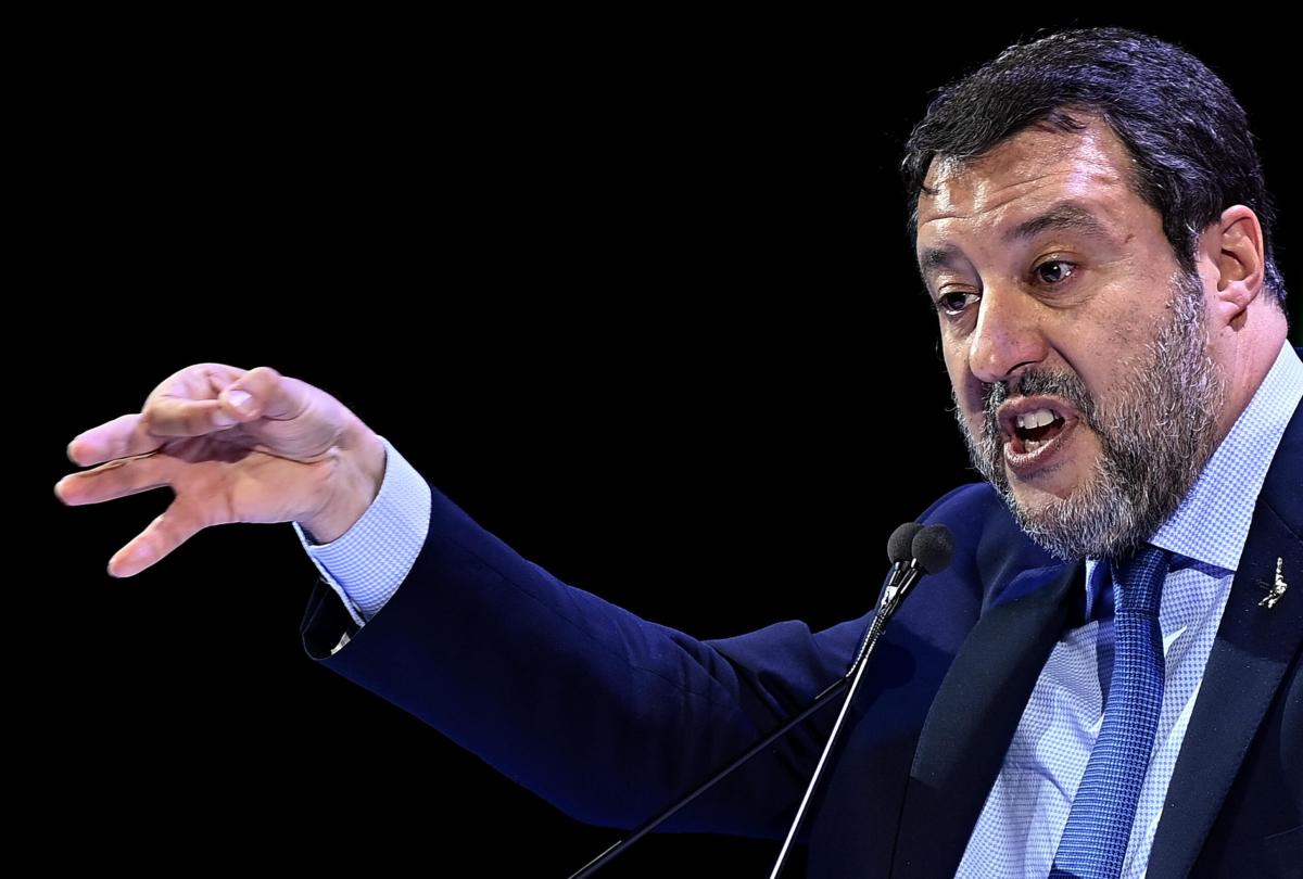 Salvini saluta Fazio e la Lettizzetto : “Belli, ciao!”