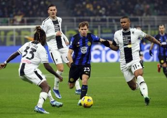 Posticipo della 31ª di A: Udinese-Inter dove vederla in Tv e in streaming?