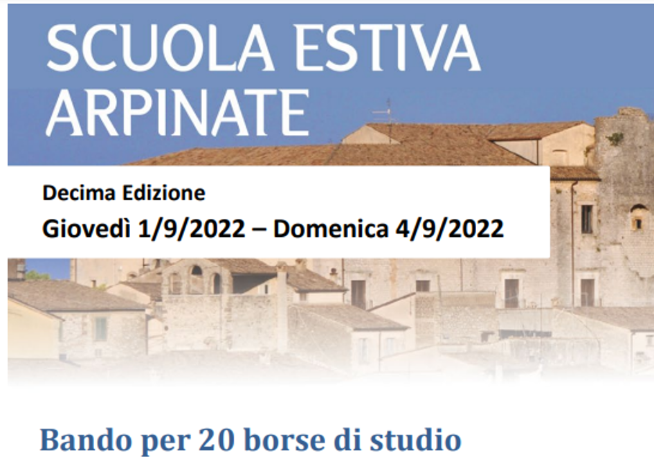 Scuola Estiva Arpinate 2022: intervista al prof. Enrico Ferri, promotore dell’iniziativa