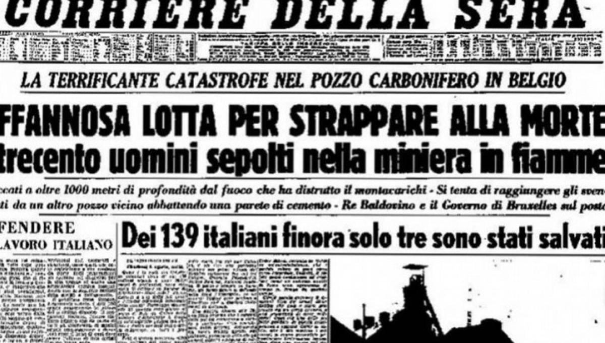 Il lavoro sicuro in ricordo del disastro di Marcinelle