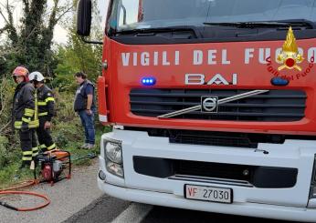 Incidente Collesano: due operai della forestale con l’auto in una scarpata