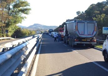 Nuoro, incidente sulla 131 dcn del 3 ottobre 2023: strada bloccata