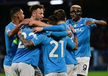 Napoli agli ottavi di Champions: 2-0 al Braga. Cronaca e tabellino