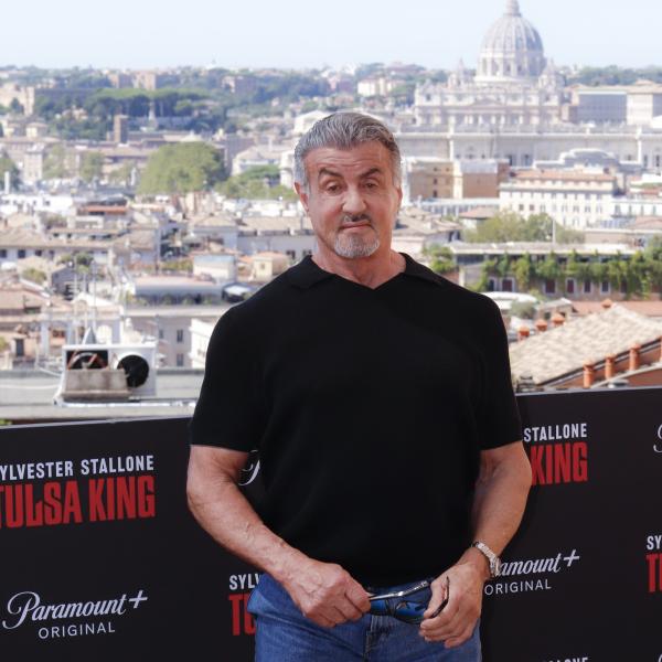 Sylvester Stallone a Roma, le foto per il lancio della serie Tulsa King di Paramount+