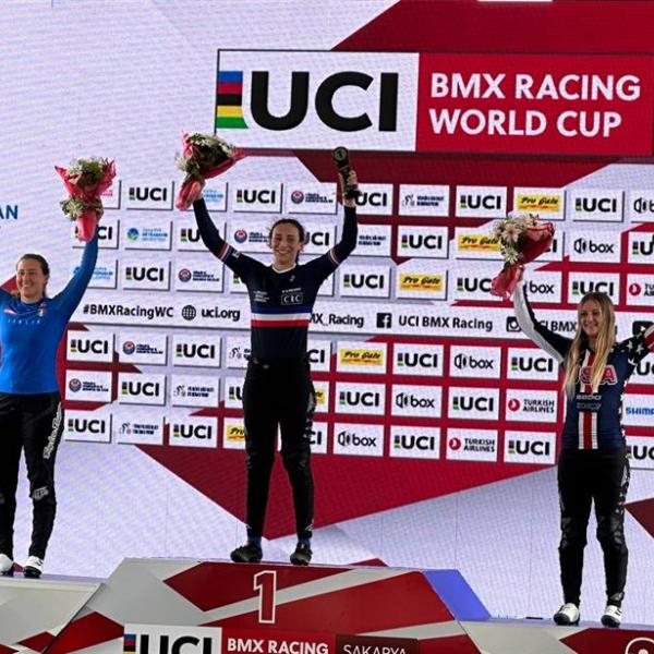 Coppa del mondo BMX, secondo posto per Francesca Cingolani in Turchia