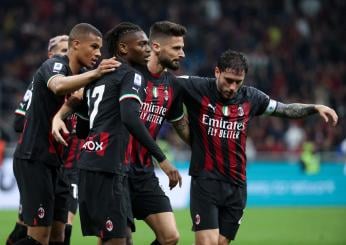 Leao, tris Giroud e Diaz: il Milan batte 5-1 la Sampdoria