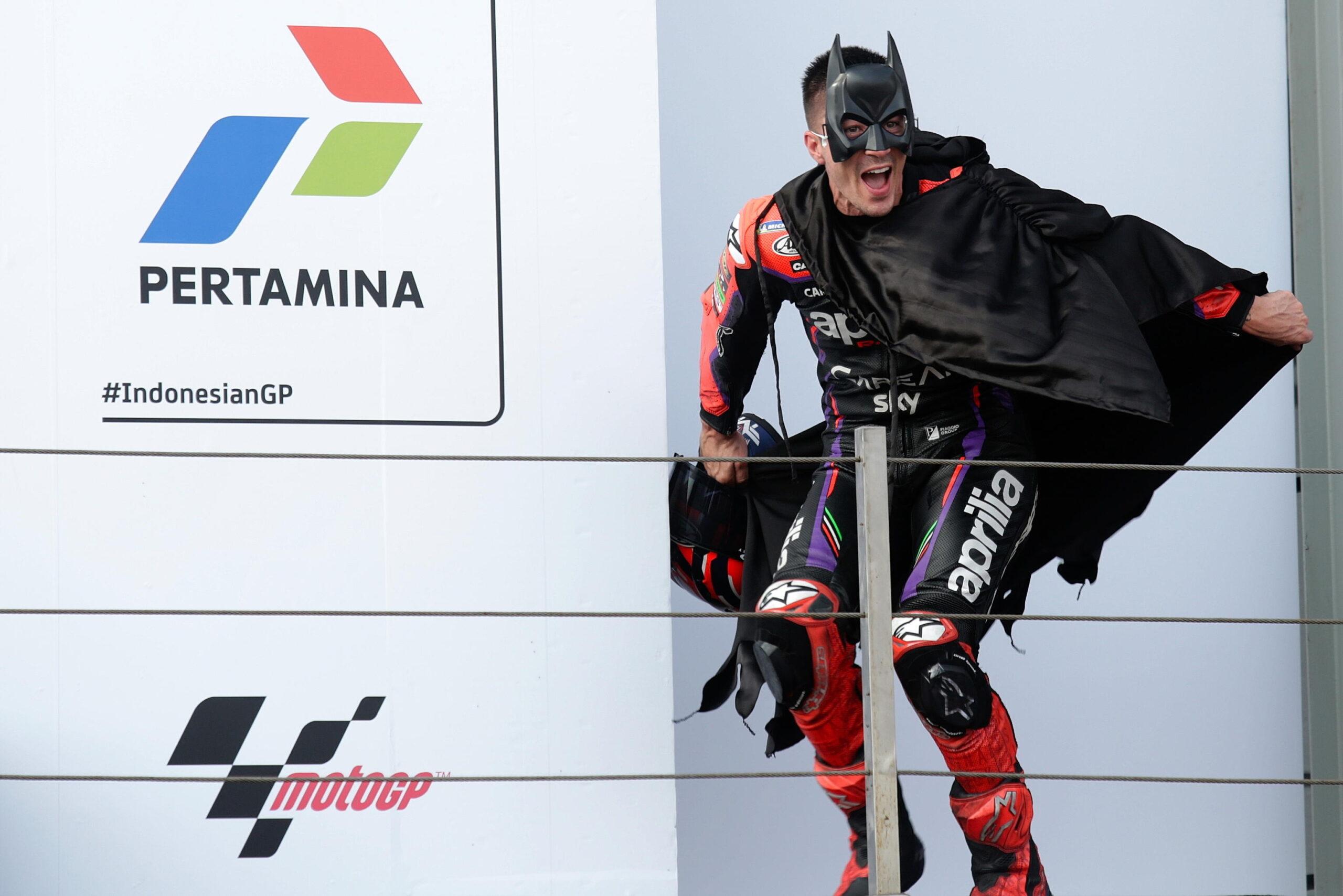 Moto GP, perché Vinales ha esultato con la maschera di Batman