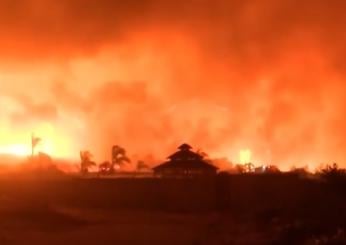 California, incendi boschivi vicino Los Angeles: ordine di evacuazione per oltre 6.000 persone | VIDEO