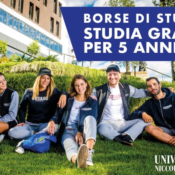 Studiare gratis a Roma, all’Unicusano tornano le borse di studio con il Click Days