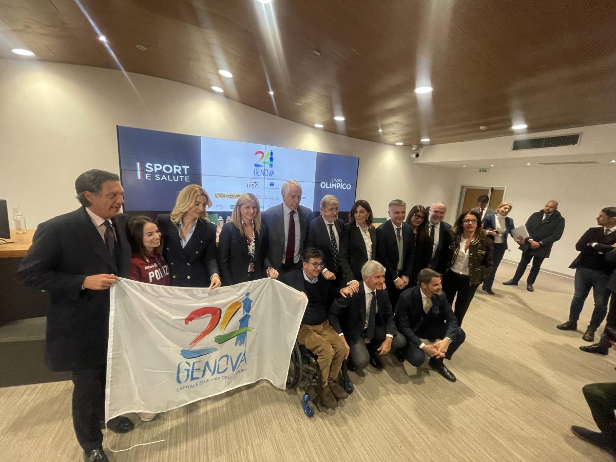 Genova 2024 Capitale Europea dello Sport a Roma il lancio di un anno di eventi con Malagò, Abodi e Santanché | FOTO